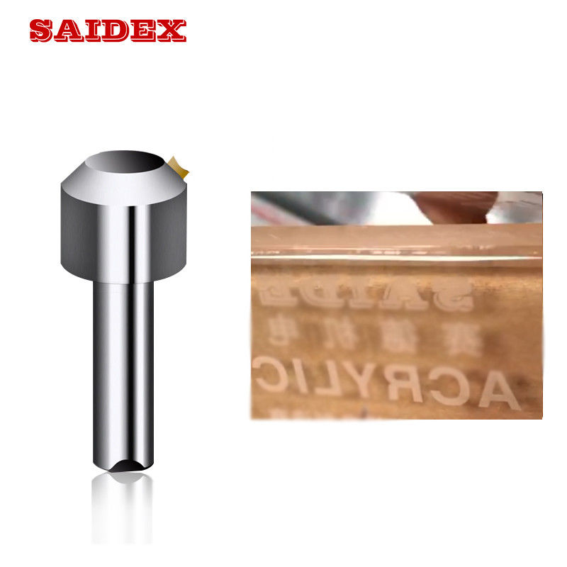 Εργοστασιακή Προμήθεια Υψηλής Ποιότητας Ακρυλικού Μηχανήματος Κοπής Ειδικό CNC Μονόκρυστα Διαμαντένια Φρέζα για Ακρυλικό/PS