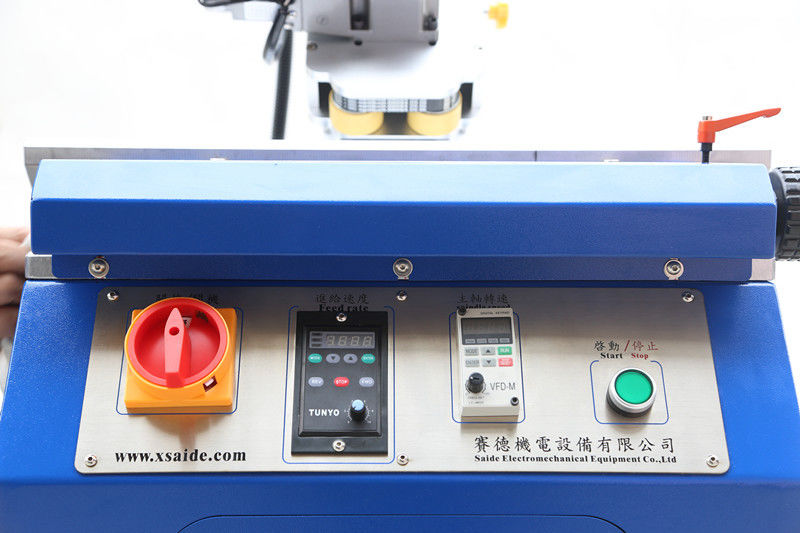 Τρέντυ Anti-Drop Ακρυλικό Πλάκα Σπινδύλα Ταχύτητα 9000Rpm V-45 Ακρυλικό Pmma Chamfering Machine