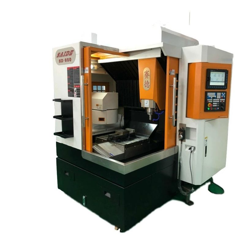24000rpm ταχύτητα περιστροφής SD650 3000kg βάρος Ακρυλικό μηχανή CNC με 400kg μέγιστο φόρτο εργασίας Μηχανή γυαλισμού μετάλλων