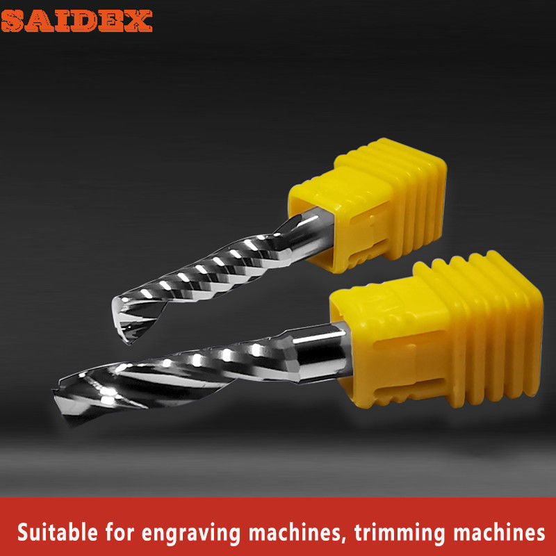 Πρακτικά εργαλεία κοπής αλεξίπτωσης CNC Βιομηχανικό ακρυλικό εργαλείο CNC Chamfer Για ακρυλικό υψηλής ταχύτητας κοπή