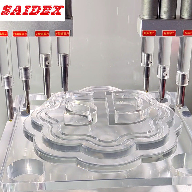 Πρακτικά εργαλεία κοπής αλεξίπτωσης CNC Βιομηχανικό ακρυλικό εργαλείο CNC Chamfer Για ακρυλικό υψηλής ταχύτητας κοπή