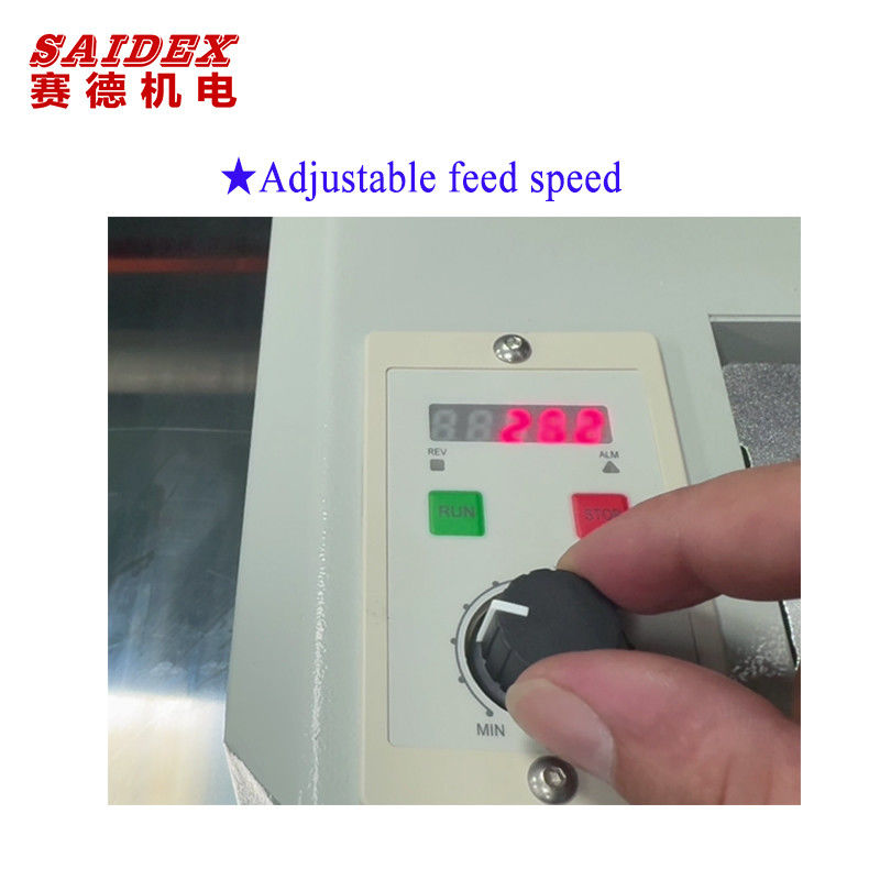 Το μίνι μηχάνημα στίλβωσης P1080 μπορεί να γυαλίσει πάχη έως 30mm, και η γωνία στίλβωσης είναι ρυθμιζόμενη από 0 έως 60 μοίρες.