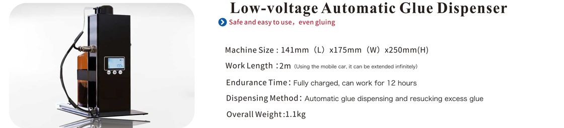 battery recharable  electric Automatic Glue Dipenser  Acrylic Glue Bonding Workbench Work Platform Glue Dipenser