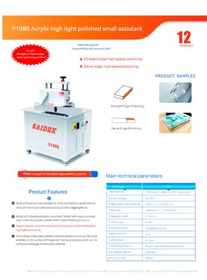 Ακρυλικό μηχάνημα 30 μοιρών, 45 μοιρών, 60 μοιρών στίλβωση ταυτόχρονα